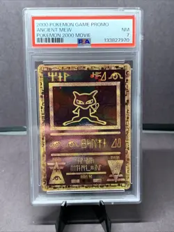 Pokemon TCG Ancient Mew Holo Movie Promo -- Graded PSA 7 NM 2000 New Cert - Image 1