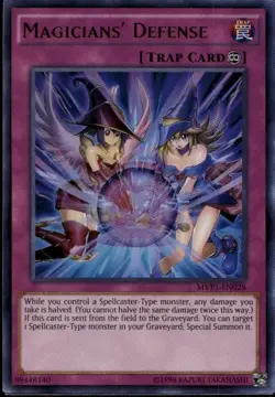 Magician's Defense Unl Ed Ultra Rare MVP1-EN028 Yu-Gi-Oh! - Image 1