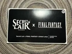 GILDED LOTUS RAINBOW FOIL SEALED - Promo - Final Fantasy Secret Lair - Image 1