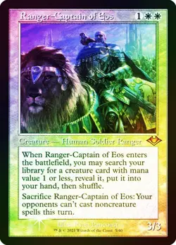 Ranger-Captain of Eos Foil Etched Modern Horizons NM MTG - Image 1