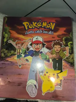 Vintage 1999 Plymouth 3 Ring Card Binder Nintendo Pokemon - Image 1