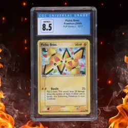 Pokemon POP Series 3 PICHU BROS. 16/17 CGC 8.5 - Image 1