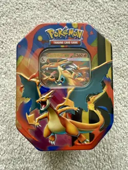 Pokemon TCG Mega Charizard Y ex Tin | Brand New & Sealed | FREE Delivery ✅ 🔥 - Image 1