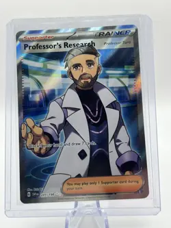 Pokemon TCG Professor's Research Full Art Card 241/198 Scarlet Violet - Image 1