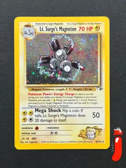 Pokemon TCG Lt. Surge's Magneton Gym Heroes LP/NM - Image 1