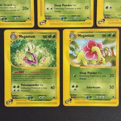 Pokemon Expedition Meganium Bayleef Chikorita Ereader Bundle 2002 Starters - Image 2