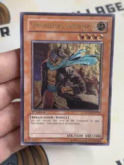 Gravekeeper's Commandant FOTB-EN015 Ultimate Rare 1st Edition YuGiOh! LP EURO - Image 2