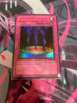 YUGIOH - MAGIC JAMMER - ULTRA RARE - UNLIMITED - MP - MRD - Image 1