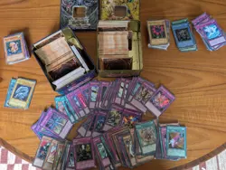 Yugioh Job Lot Collection Old And Modern Cards With Classic Blue Eyes In Tins - Image 5