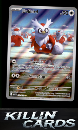Delibird - 152/132 152/132 Pokemon Illustration Rare ME01: Mega Evolution Card N - Image 1
