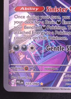 Toxtricity 103/094 - Pokemon Phantasmal Flames Illustration rare Card - Image 2