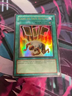 YUGIOH - CARD OF SAFE RETURN - ULTRA RARE - UNLIMITED - HP - LON - Image 1