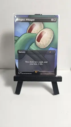 Night's Whisper 1937 NM MTG Secret Lair Spongebob Squarepants Magic Non Foil - Image 1