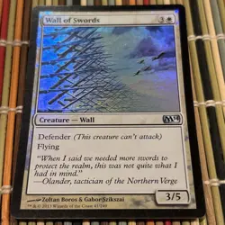 Wall of Swords FOIL X2 Magic 2014 / M14 White Uncommon MAGIC MTG - Image 2