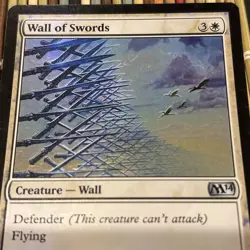 Wall of Swords FOIL X2 Magic 2014 / M14 White Uncommon MAGIC MTG - Image 3