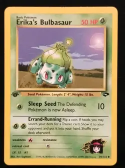 Pokemon TCG Erika's Bulbasaur Gym Challenge 1st Edition Uncommon #39/132 Englis… - Image 1