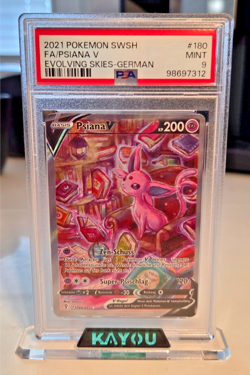 Pokemon Karten-Psiana V alternativ-alt art Evolving Skies- Drachenwandel-180/203 - Image 2