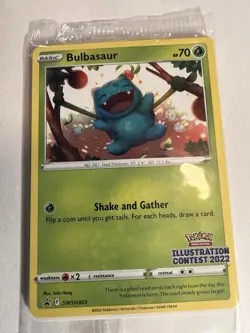 Pokemon TCG (Bulbasaur Arcanine & Greninja) Illustration Contest 2022 *Sealed* - Image 1