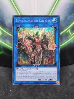 Yugioh Benghalancer the Resurgent LIOV-EN048 Secret Rare 1st Edition NM - Image 1