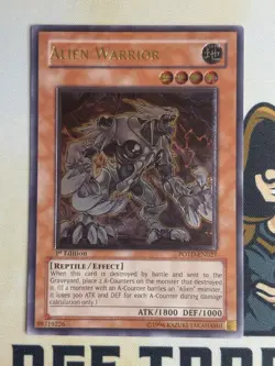 Alien Warrior POTD-EN027 Ultimate Rare 1st Edition YuGiOh! NM EURO Print - Image 3