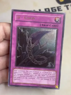 D - Chain POTD-EN050 Ultimate Rare 1st Edition YuGiOh! NM EURO Print - Image 2