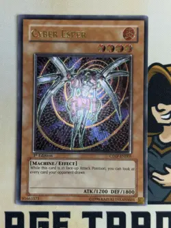 Cyber Esper CDIP-EN005 Ultimate Rare 1st Edition YuGiOh! NM EURO Print - Image 4