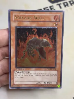 Volcanic Shell FOTB-EN009 Ultimate Rare 1st Edition YuGiOh! NM EURO Print - Image 2