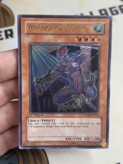 Warrior Of Atlantis FOTB-EN016 Ultimate Rare 1st Edition YuGiOh! VLP-NM EURO - Image 2