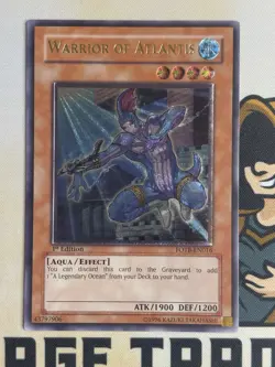 Warrior Of Atlantis FOTB-EN016 Ultimate Rare 1st Edition YuGiOh! VLP-NM EURO - Image 3