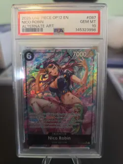 One Piece 2025 OP12-087 Legacy Of The Master Nico Robin Alt Art PSA 10 - Image 1