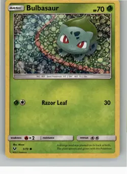 BULBASAUR 001/073 HOLOFOIL P MISCELLANEOUS CARDS & PRODUCTS POKEMON LP - Image 1