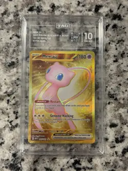 Pokemon Mew EX 205/165 Scarlet & Violet 151 Hyper Rare Card Tag 10 - Image 1