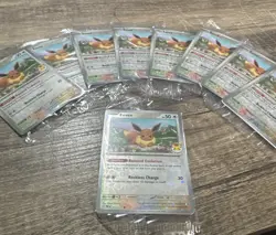 Sealed Eevee Pokemon Day 2025 Promo Card ✔ Stamped Reverse Holo 074/131 - Image 2