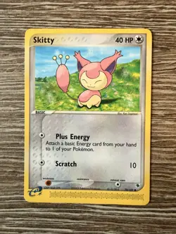 Skitty 70/109 EX Ruby & Sapphire Pokemon Card - Image 1