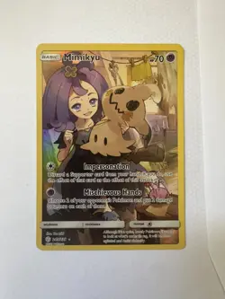 Mimikyu 245/236 Cosmic Eclipse Character Secret Rare Holo Pokemon Card *New * - Image 1