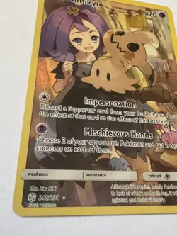 Mimikyu 245/236 Cosmic Eclipse Character Secret Rare Holo Pokemon Card *New * - Image 2