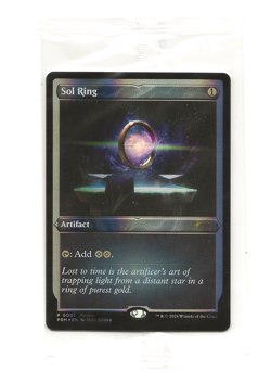 SOL RING Promo DOUBLE RAINBOW FOIL Sealed English Magic NM MTG Promo BaB - Image 1