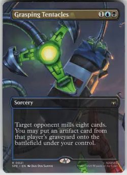 MTG Grasping Tentacles (Borderless) Normal NM Marvel's Spider-Man: Eternal-Legal - Image 1