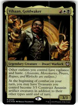 Vihaan, Goldwaker MTG NM Commander: Outlaws of Thunder Junction Foil - Image 1