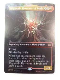 FOIL Valgavoth, Harrower of Souls 6 BORDERLESS Duskmourn: House of Horror MTG - Image 1