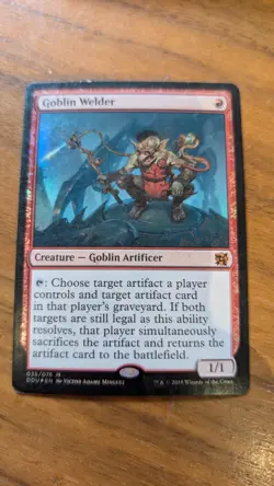 Magic the Gathering Goblin Welder Foil - Image 1