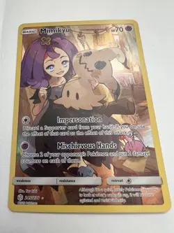 2019 Pokemon TCG Mimikyu 245/236 Cosmic Eclipse Secret Rare Character Card NM - Image 2