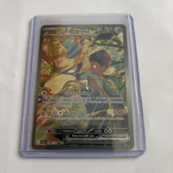 Pokemon Hop's Zacian EX 186/159 SV09 Special Illustration Rare Full Art Holo - Image 1