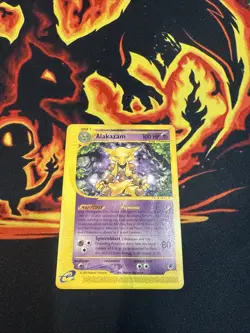 Pokemon TCG Alakazam Expedition Base Set 33/165 Regular Rare - Image 2