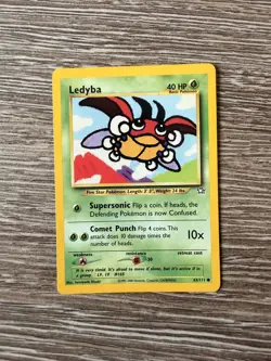 Pokemon TCG Ledyba Neo Genesis 63/111 Regular LP. - Image 1