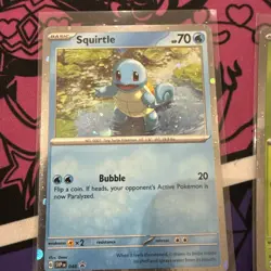 HD🌀Swirl Pokemon 151 Promo Card Set Charmander, Bulbasaur & Squirtle - Image 2