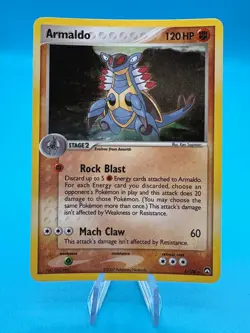 Armaldo 3/108 Pokemon Holo Rare EX Power Keepers Vintage Card LP - Image 1