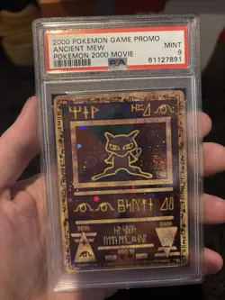 Ancient Mew PSA 9 Mint Pokemon TCG Card 2000 Movie Promo - Image 1