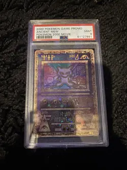Ancient Mew PSA 9 Mint Pokemon TCG Card 2000 Movie Promo - Image 3