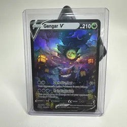 Gengar Pokemon TCG Custom Starry Night Gogh Full Alt Art Illustration Holo Card - Image 1